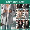 Gezellige Dames Winter Beer Fleece Bont Pluizige Jas Jassen Voor Elegante Styling