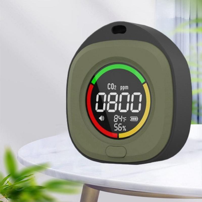 K5 3In1 Portable Carbon Monoxide Detector Co Air Quality Portable Monitor Led Screen Usb Charging For Indoor And Travel