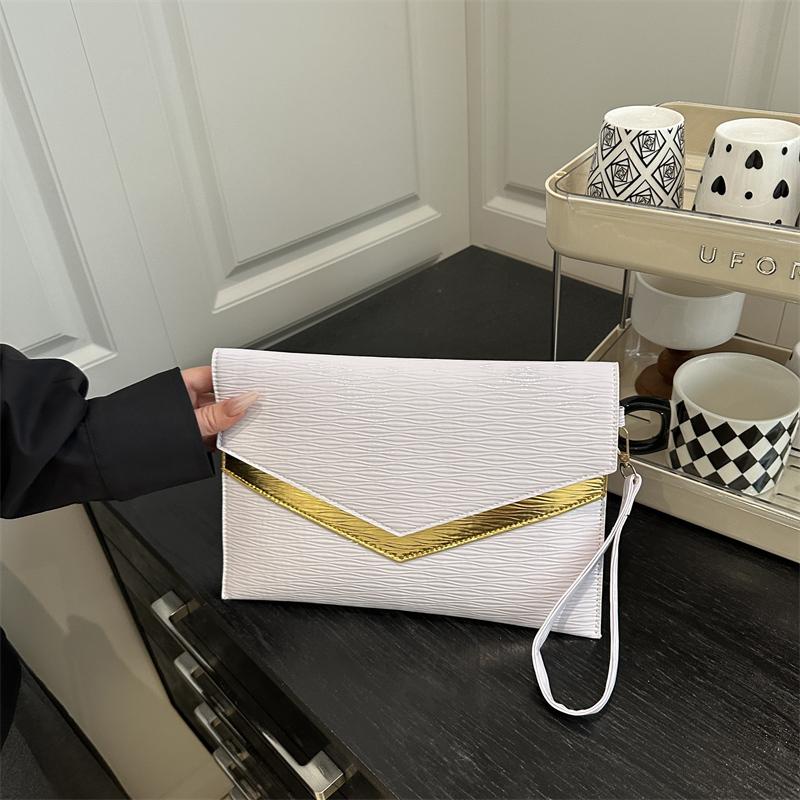 

Женская сумочка из искусственной кожи с волнистой текстурой, компактный кошелек со съемным ремешком на магнитной застежке для повседневных вещей, клатч