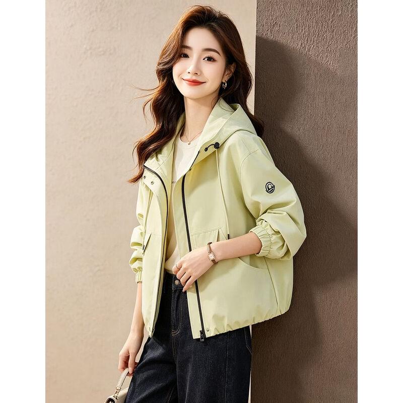 D.F.DEAR Women's Hooded Casual Jacket