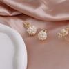 Retro Knotted Thin Earrings, Natural Freshwater Pearls, European and American Cold Wind Ins Wind Studs