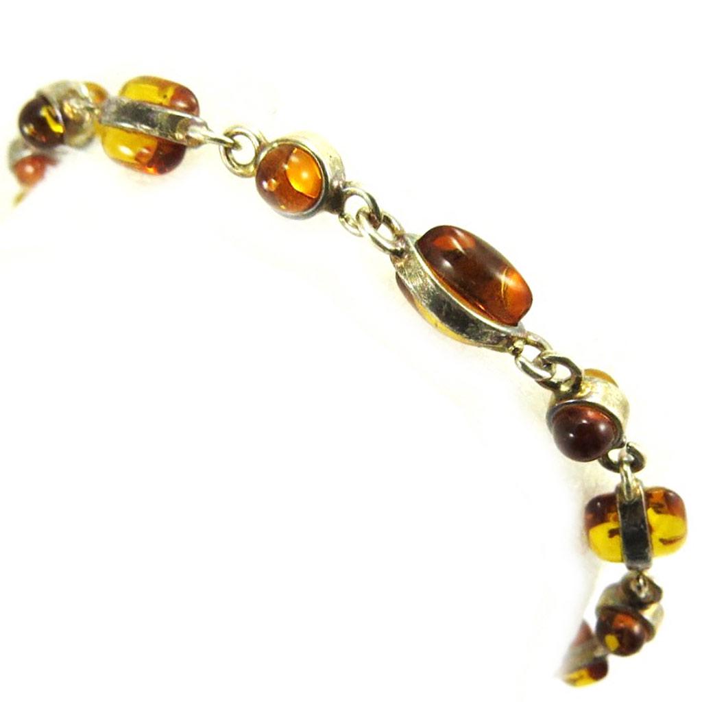 Les Trésors De Lily [L4422] - Silver Bracelet 'Inspiration' Amber