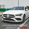 For Mercedes Benz CLA Class C118 W118 X118 CLA180 200 220 250 CLA35 CLA45 AMG 2019-2023 Front Bumper Lip Diffuser Splitter Guard