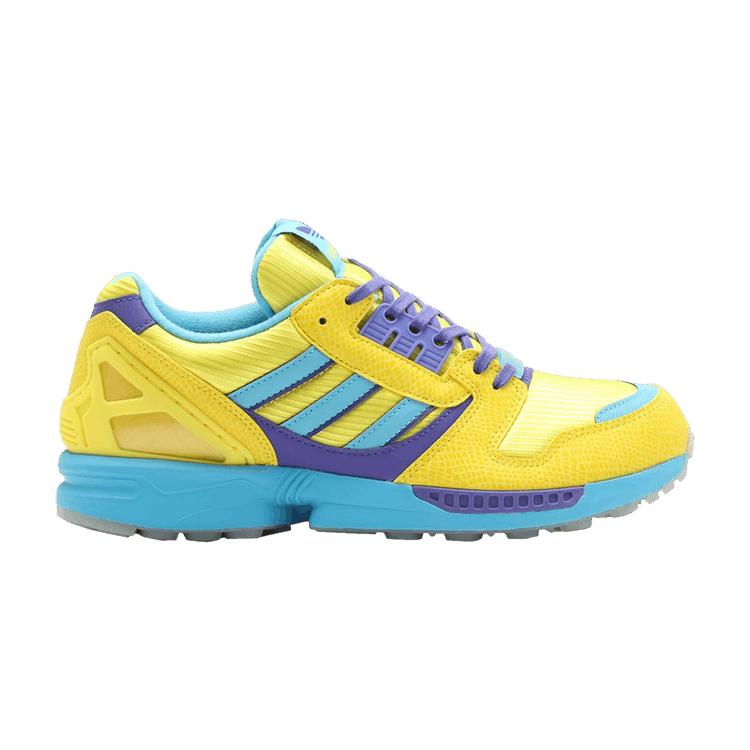 Atmos X Adidas ZX 8000 G-SNK 10 - Ura Unisex Sneakers Yellow Lemon-Peel Light-Aqua JQ2580