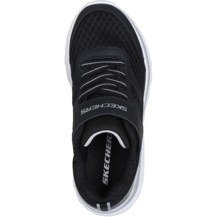 Skechers Kids Boundless Fashion Versatile Lightweight Shock Absorbing Low Top Casual Shoes Kids sneaker Black 403718L-BKSL