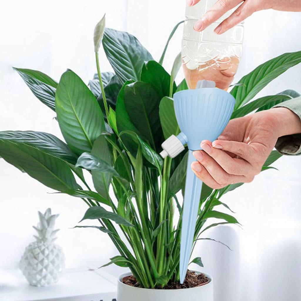 Flower Self Watering Device Plant Stake Adjustable Automatic Indoor Flower Watering Globes Water Seepage Accessories
