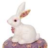   Vintage Zinc Alloy   Trinket Box, Enamel Floral Pattern, Exquisite Artwork Jewelry Storage Figurine Hand Painted   Trinket Box  