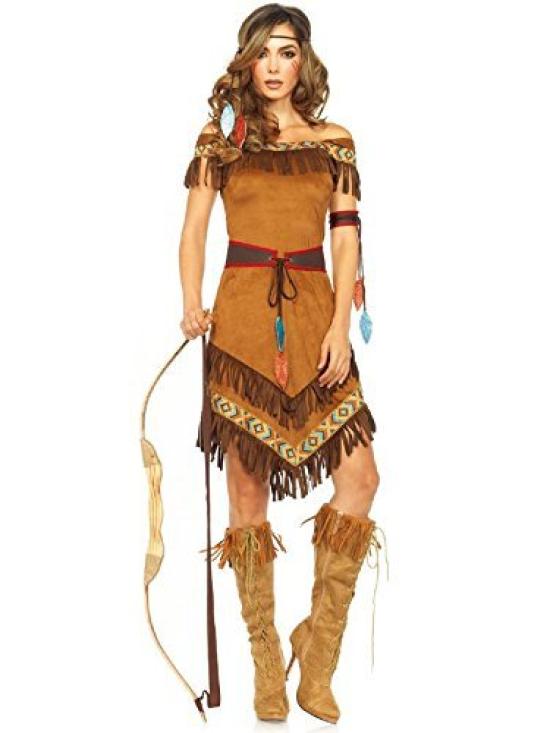 LEG AVENUE Size LA85398 (Leg Avenue) [Indian 4-Piece Set] M/L