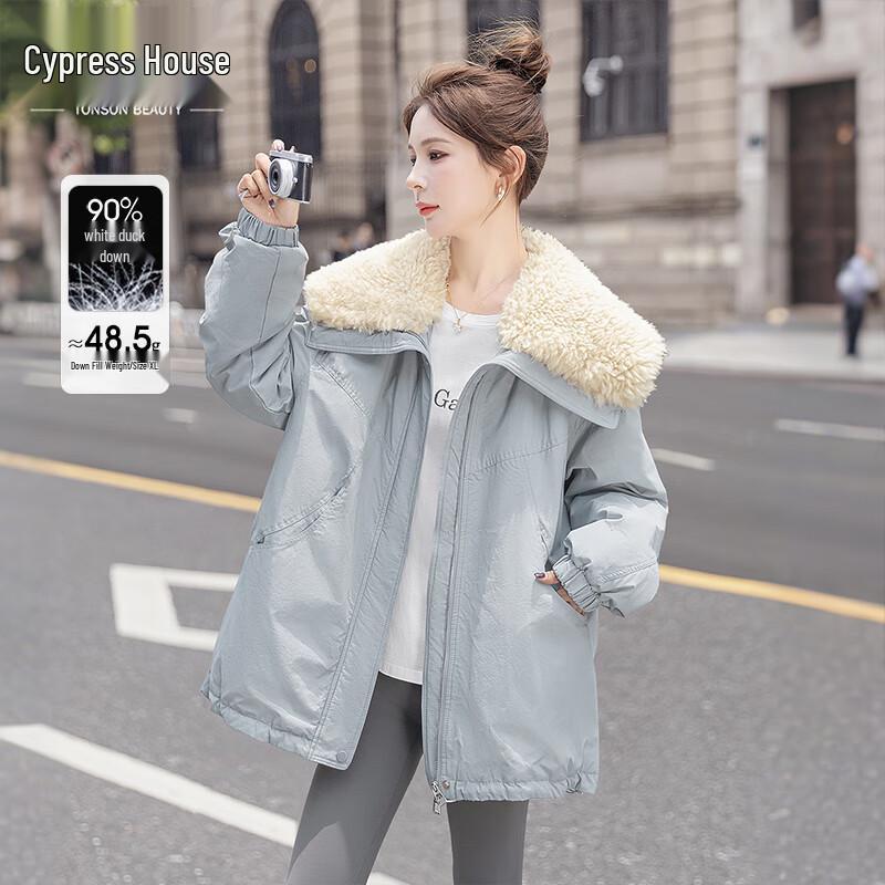 

Women s Loose Fit 90% Down Mid-Length Coat M