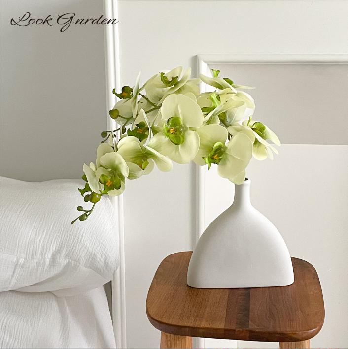 Modern Art Deco Frosted Ceramic Tabletop Vase Eco-Friendly Customizable Indoor/Outdoor Home Decor Creative Dried Flower