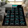 Formula Calendar Area Rug Suitable for Entryway Balcony Dormitory Kitchen Antislip Carpet Decorate Offices