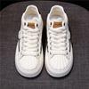 Leder Plateau Weiße Schuhe Damen Ins Style High-Top Schuhe Frühling Neu Vielseitige Board Schuhe Lässige Sportschuhe
