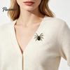 Halloween Costume Accessory Spider Brooch Pin for Women Men, Faux Crystal Gothic Dainty Hat Insect Brooch, Punk Vampire Accessories Cosplay Party