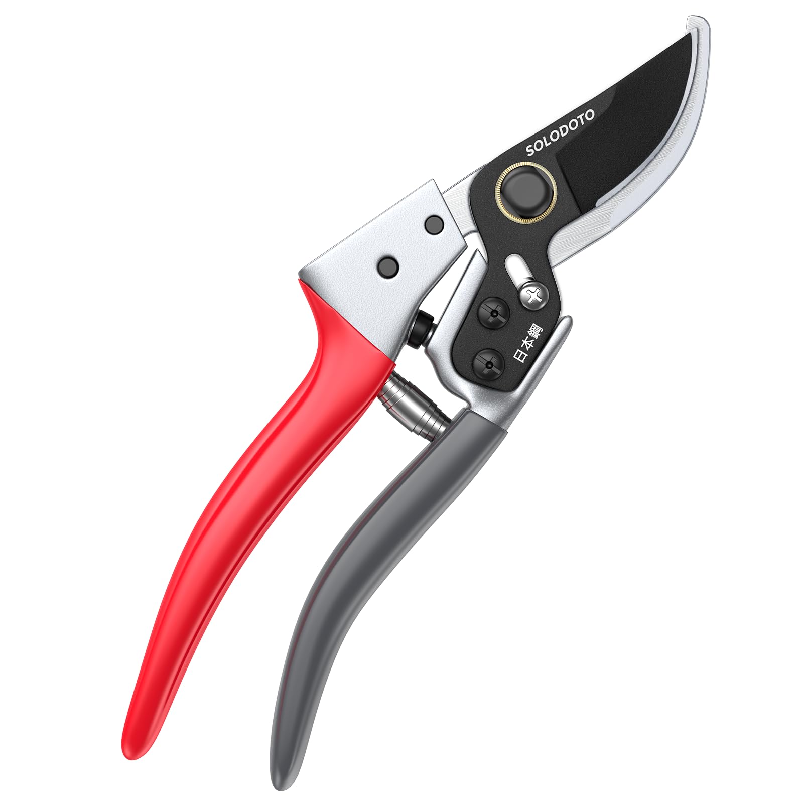 

SOLOTODO Секатор для женщин Легкий Удобный для захвата Сделано по немецкой технологии для 5-кратной остроты Сделано с японской 6-кратной долговечностью Эргономичный красный