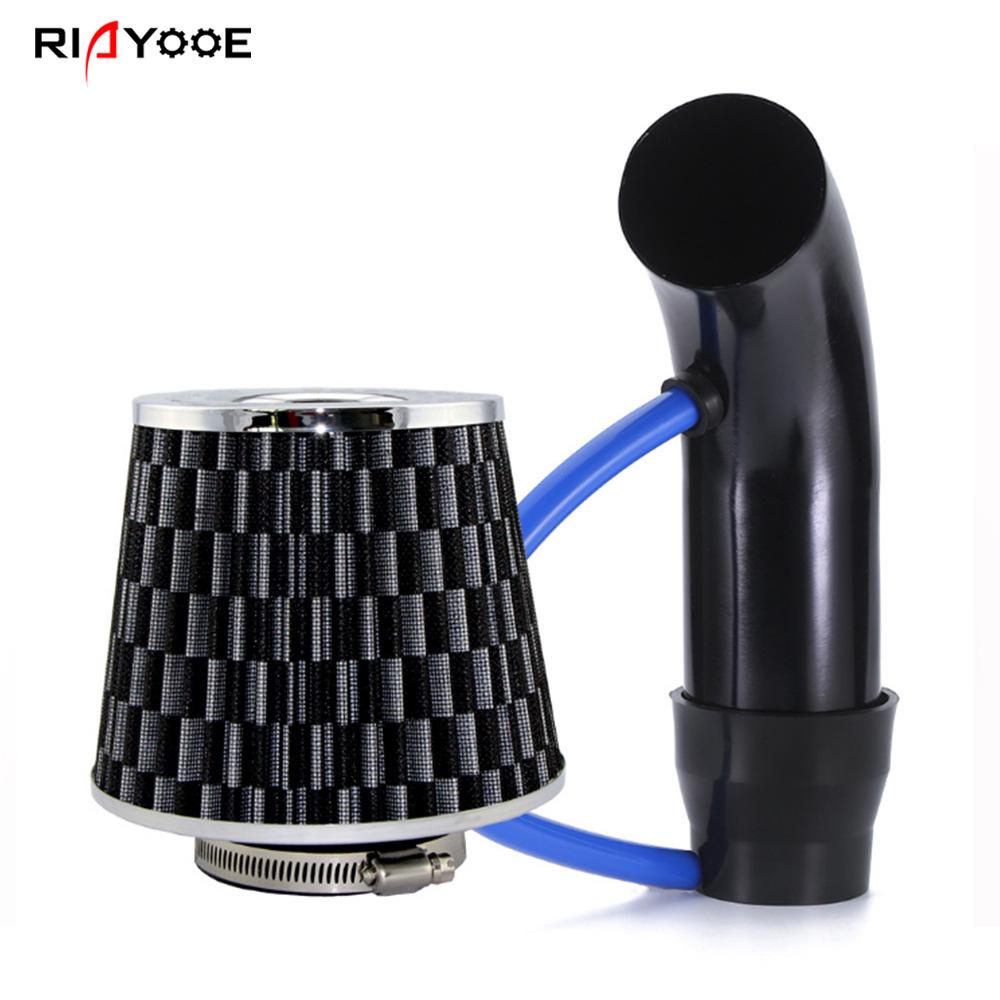 Universal 76mm Car Cold Air Intake Kit with Aluminum Tube and Mushroom Filter