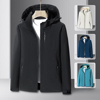 Chaquetas para hombre y mujer, chaquetas finas a prueba de viento para primavera y otoño, chaquetas para deportes al aire libre, montañismo, chaquetas tres en uno