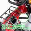 Kitaco Center Carrier K-TOUR (Black) Dax 125 (JB04/JB06) Steel, 0.5kg Capacity 80-539-13201