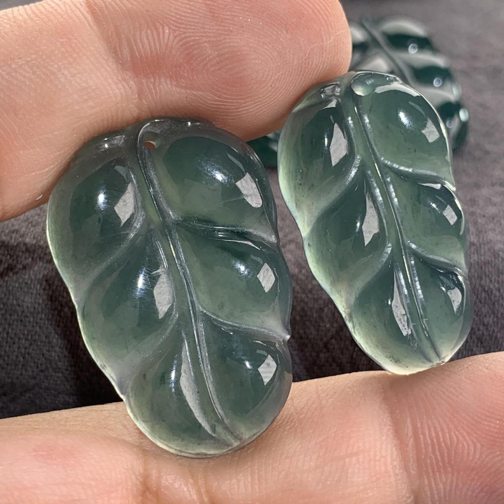 Natural Grade A Jadeite Pendant: Four Seasons Beans Baby & Shakyamuni Buddha Souvenir