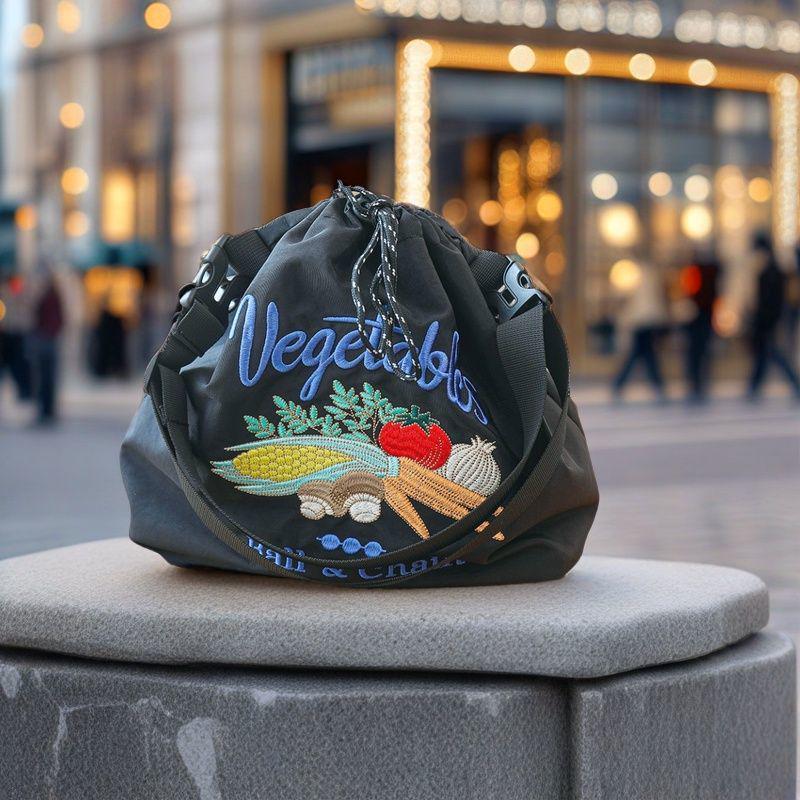 Cartoon Cute Embroidered Bento Handbag