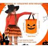 LED Light Halloween Trick or Treat kyblík Dýňové cukroví sáčky Skládací halloweenský koš na večírek díkůvzdání Dárkový koš