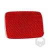 Red Carbon Fiber Exterior Fuel Tank Cover Trim For BMW 3 Series M3 E90 2005-2012