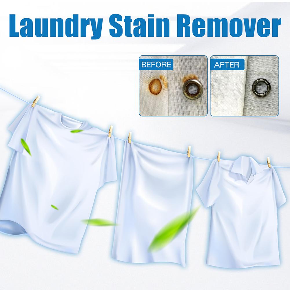 1/2Pcs Power Stain Remover 60ml Instant Clothes Cleaner Non Ionic Clothing Emulsifier Stain Remover For Removing Stubborn Stains