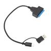 Type C A USB3.1 to SATA Adapter Cable Quick Access Support UASP USB Powered USB 3.1 to 2.5 Inch SATA Hard Drive Adapter