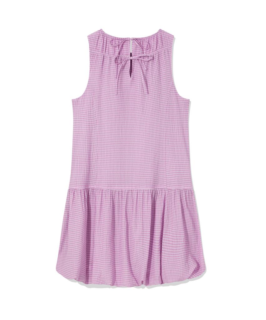 Covernat Woman Balloon Sleeveless Dress Light Purple