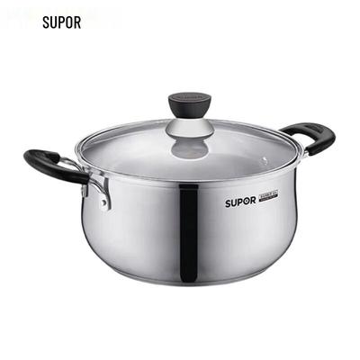 SUPOR 304 Stainless Steel Double Handle Soup Pot