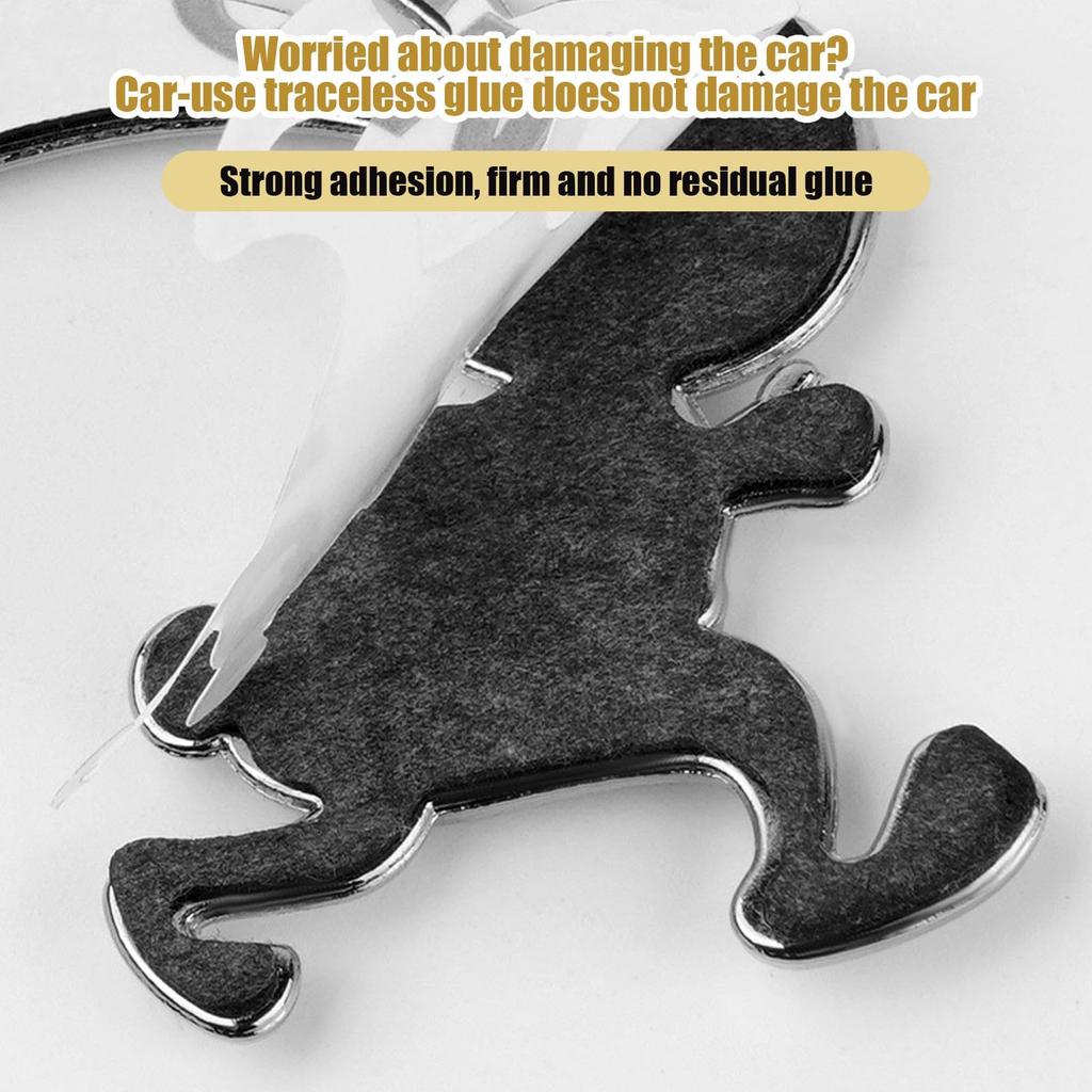 Vziguhk Kovové Samolepka s Králíkem, Samolepka na Nárazník s Králíčkem do Auta, Roztomilé Zvířátko Lepidlo na Okno Auta