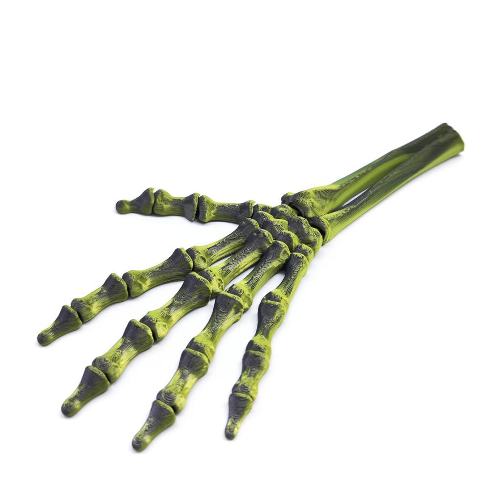3D Printed Halloween Skeleton Hand Bone Model - Scary DIY Prank Ornament
