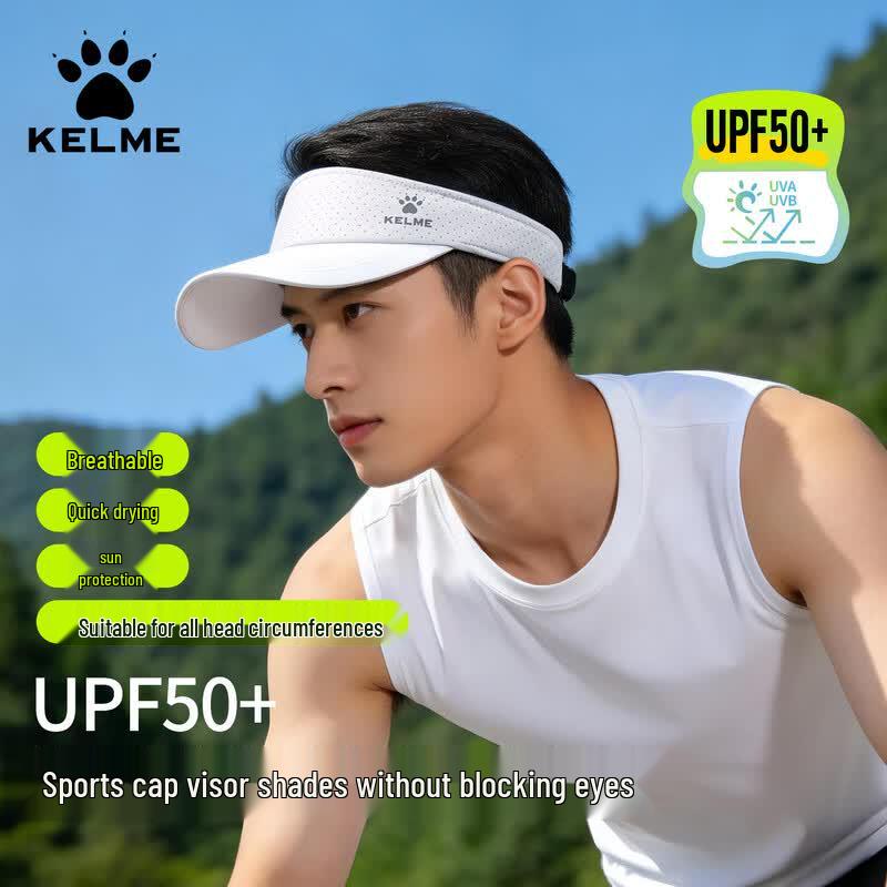 KELME Mesh Breathable Sun Visor Hat