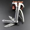 Damaly,Stainless Steel Multifunctional Hammer Tool, 7-in-1 Portable Multi-Tool With Claw Hammer, Knife,Screwdriver,Opener,Perfec