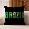 BBrazil FFlag Cotton Linen Square Pillow Covers Home Decor Gifts