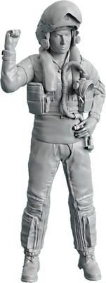 Reskit Piloto Feminina Tipo em Pé Kit de Resina 1/48 F-35 RSKF48-0017