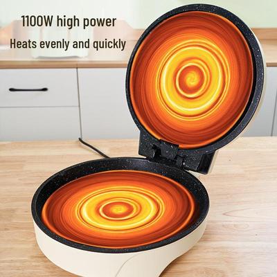 Multifunctional Electric Crepe and Pancake Maker, Double-Sided Heating, Non-Stick, Large Capacity