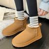 Fashion Fleece-lined and Extra Thick Chunky Woman Shoes Ankle Soft Hot Comfortable Elegant Padded Footwear New Rock Snow Boots for Women