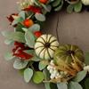 Autumn Garland with Pumpkins Vivid Fall Lifelike for Thanksgiving