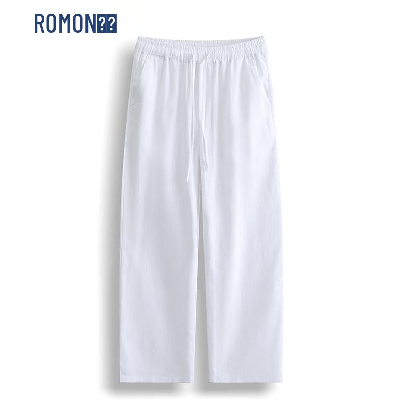 

Мужские повседневные брюки Romon свободного кроя из смесовой льняной ткани 3XL