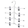 Multilayer Space Saving Storage Organizer Stainless Steel Trousers Clip Holder Racks Hangers