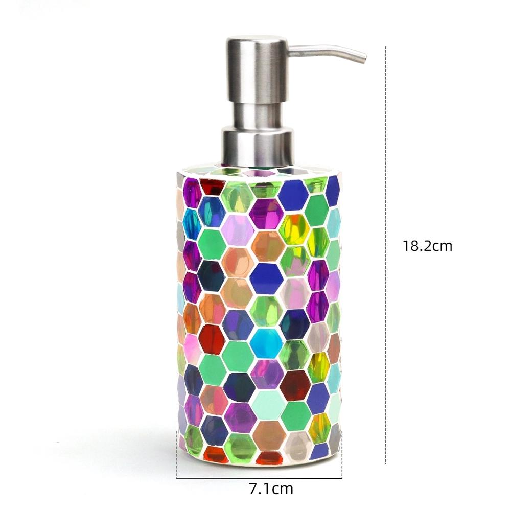 

saic glass hand sanitizer press bottle Toilet shampoo bath gel lotion separate bottles bathroom accessories dispenser
