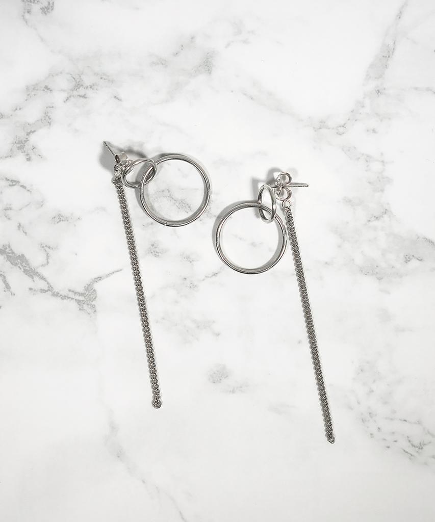 One Enough Double Drop Earrings
