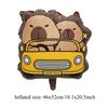 Cartoon Kawaii Capybara Theme Aluminium Film Balloon Kids Children Birthday Balloon Toy Baby Shower Globos Decoration Supplies