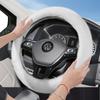 Suitable for Volkswagen Plush Steering Wheel Cover, Autumn and Winter Warm Non-Slip Protective Cover, Golf Tiguan Polo T-Roc Jetta Id.4 Id.3 Atlas 