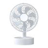 Hillrill F20A Compact Tabletop USB Fan with Automatic Compact and Perfect for Airflow Timer Automatic and Manual Angle Fan, Oscillation, Portable,