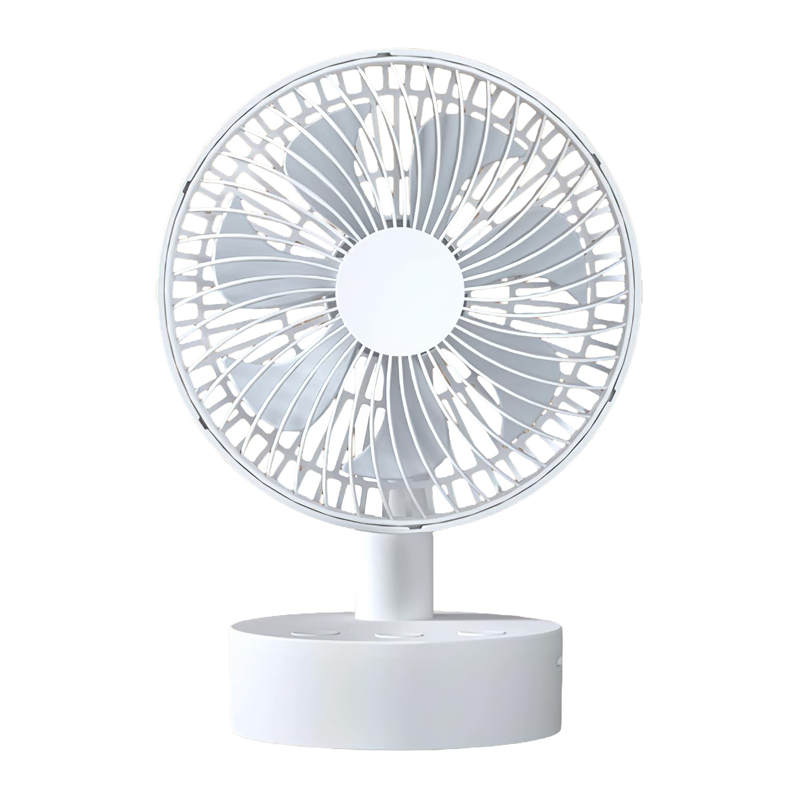 

Hillrill F20A Compact Tabletop USB Fan with Automatic Compact and Perfect for Airflow Timer Automatic and Manual Angle Fan, Oscillation, Portable, білий