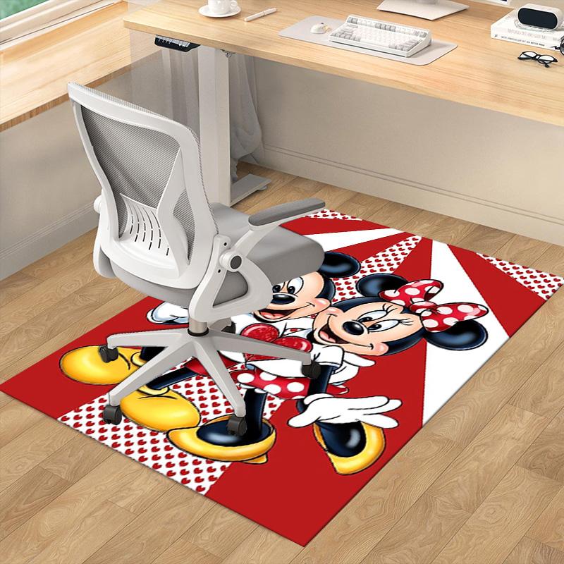 Mickey Minnie Love Carpet For Playroom Bedroom Living Room Sofa Home Decorkids Game Area Rug Nonslip Floor Mat