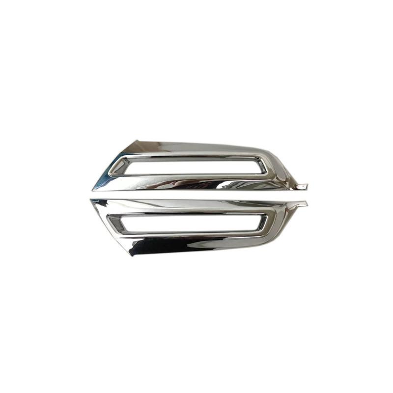 Car Detector ABS Chrome Cover Trim Front Head Fog Light Lamp Frame Parts 2pcs For Honda CRV CR-V 2017 2018