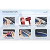 1PC Carbon Fiber Center A/C Control Panel Cover Trim For Ford Ranger -