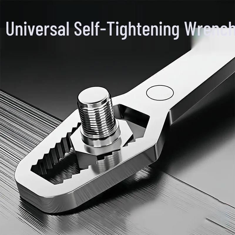 Universal Adjustable Self-Tightening Multi-Function Double-Ended Open-End Box-End Wrench